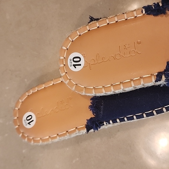 SPLENDID Jamie Canvas Mules SZ10 NWOB - Picture 6 of 6